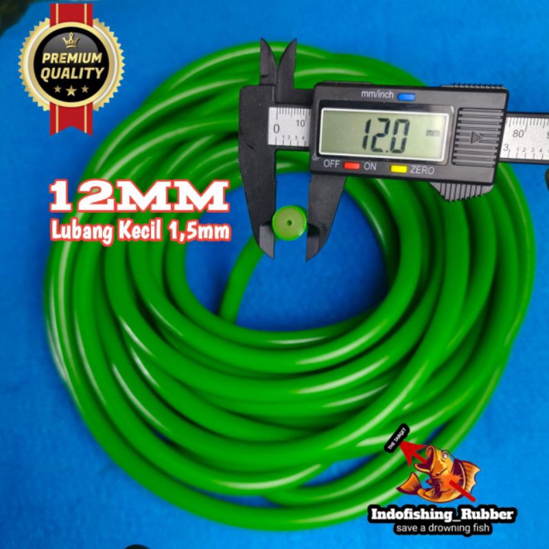 ND4 Karet Spearfishing Speargan 12mm Lubang Kecil Panah Ikan Laut Spergun Spergan Speargun Super