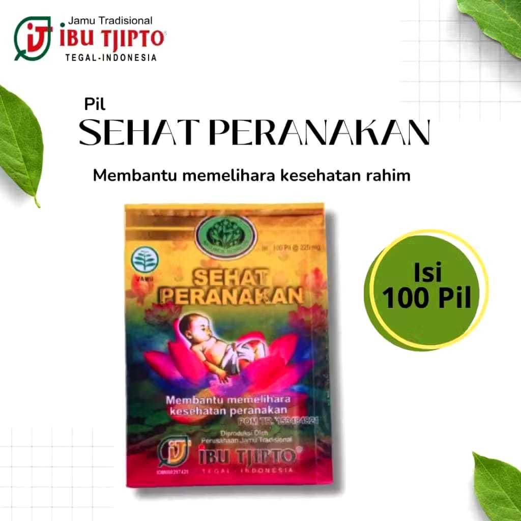 

JAMU SEHAT PERANAKAN PIL @100 PIL - JAMU TRADISIONAL IBU TJIPTO