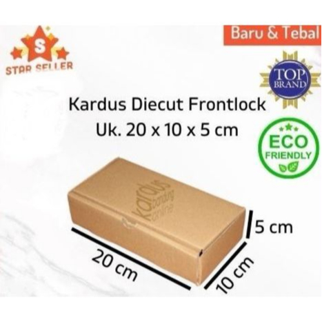 

Box Packing 20x10x5 cm / Dus Kardus Box Karton Kotak Packing Brownies Roti Kue Macaroni Puding Hp Kado Polos