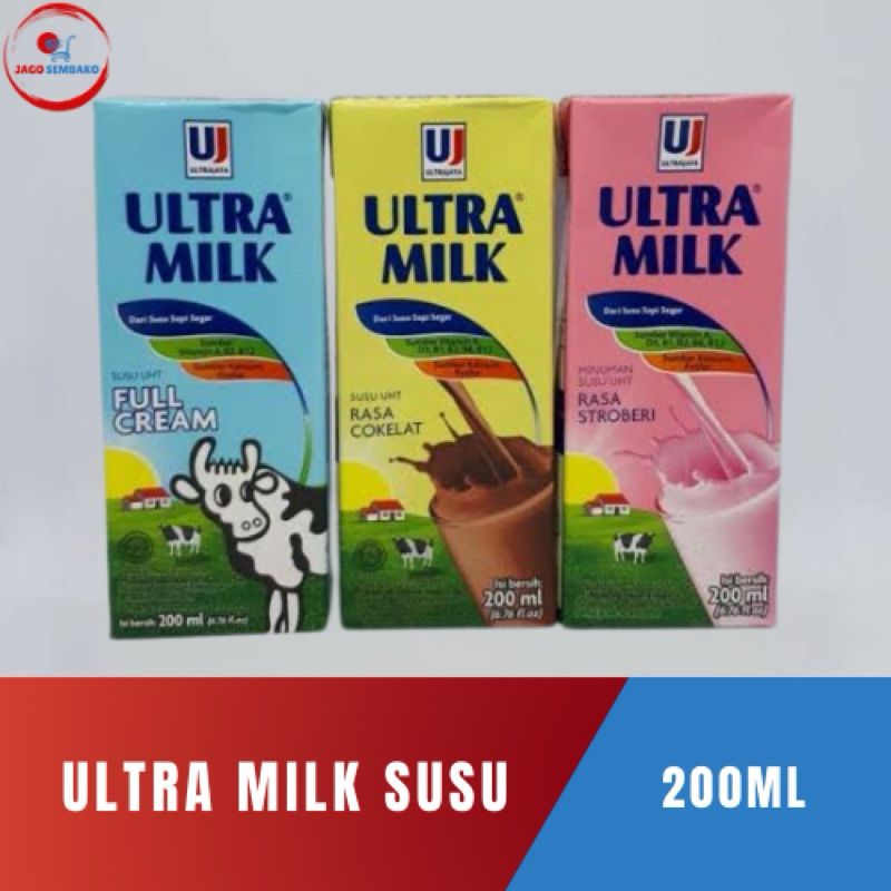 

SUSU ULTRA MILK 200ML