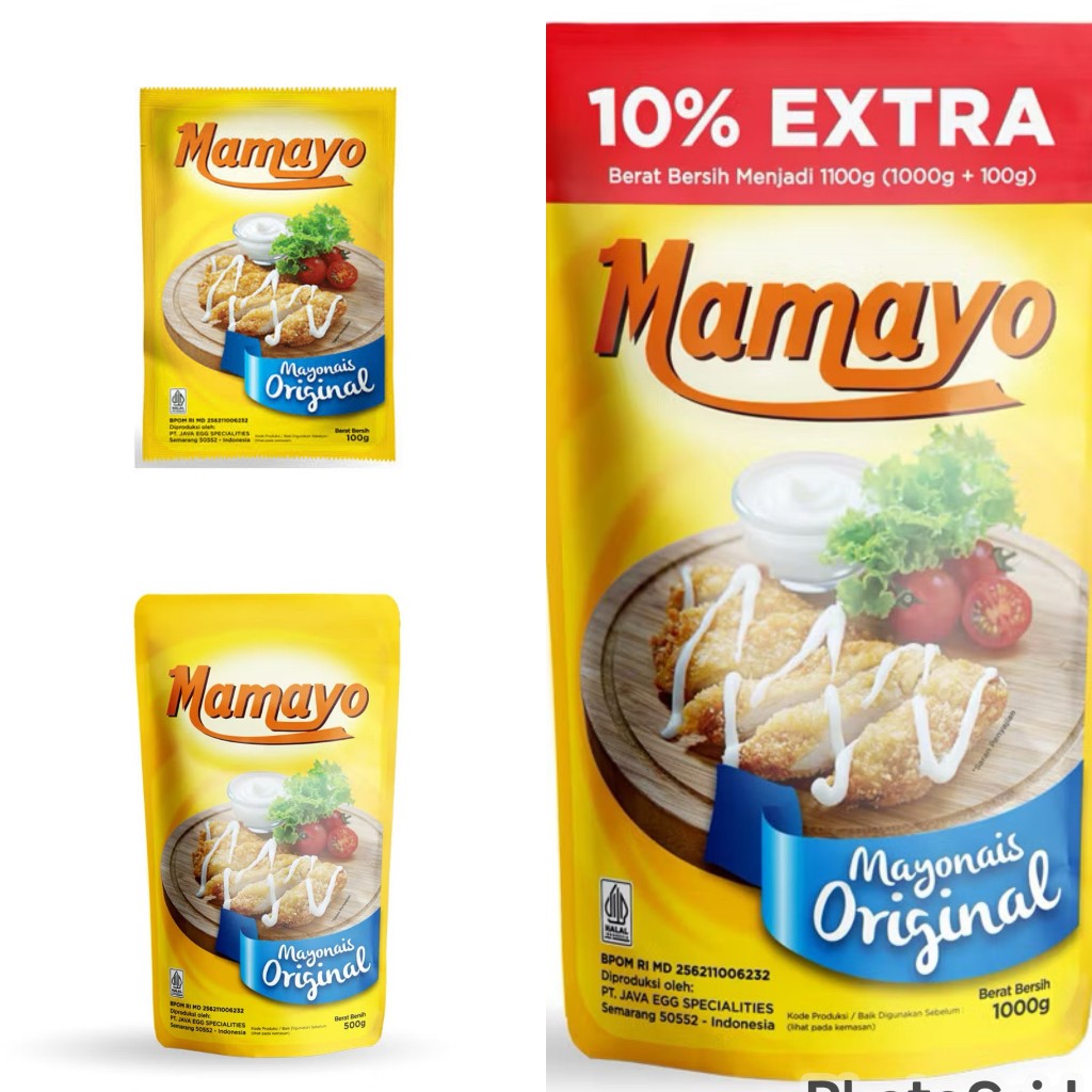 

Mamayo Mayonaise 100gr/200g/500g/1kg