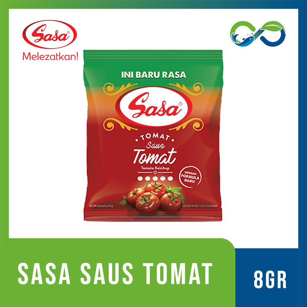 

[AquaEcoFarm] SASA Saus Tomat Sachet 8gr Isi 24pcs Bandung