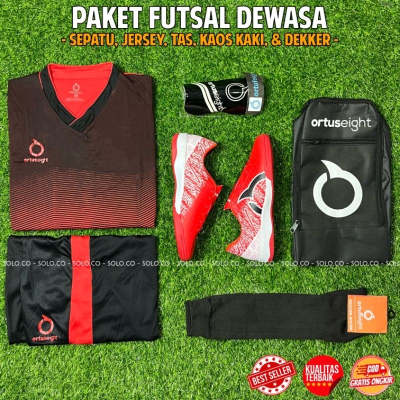 Promo  Promo Sepatu Futsal Ortus Catalyst Raiden Fg Lengkap Paket Komplit Sepatu Futsal