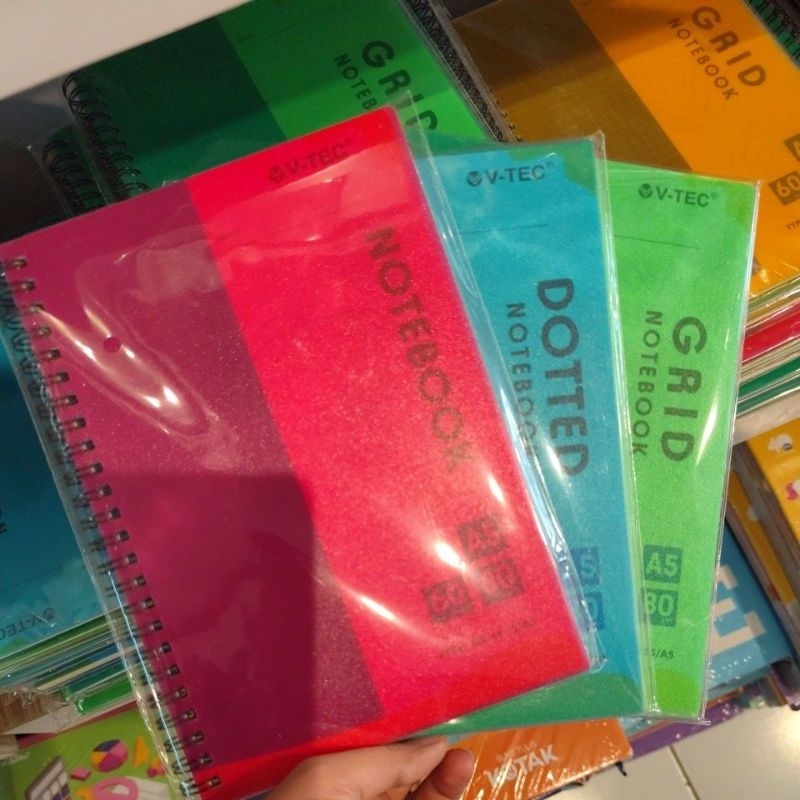 

NOTEBOOK MERK VTEC UKURAN A5 & A6 | TYPE NB 6115, GNB 8115, DNB 7115