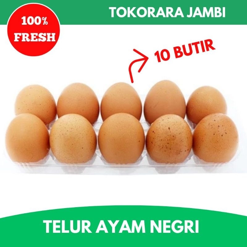 

Telur ayam negeri 10pcs-Tokorara.jambi