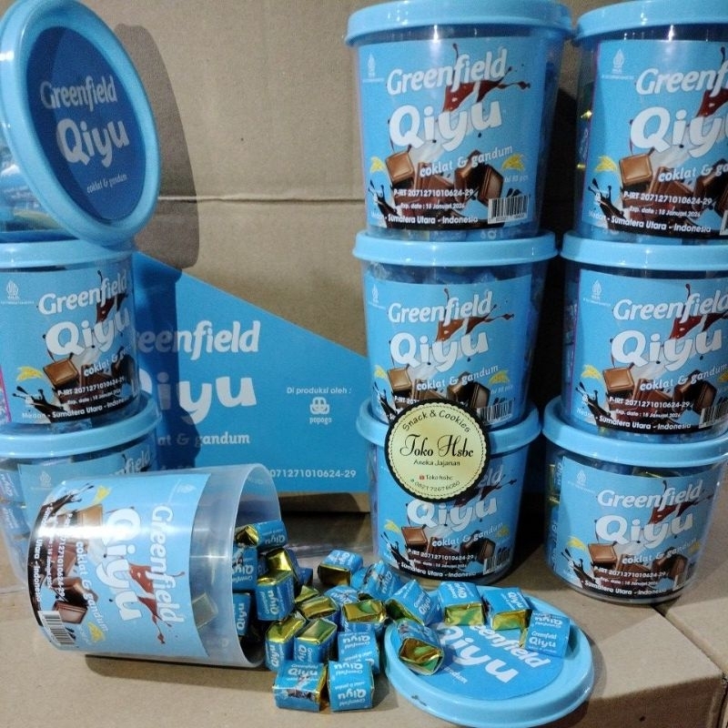 

Greenfield Qiyu Coklat & Gandum ( B) Toples Mini isi 50 pcs