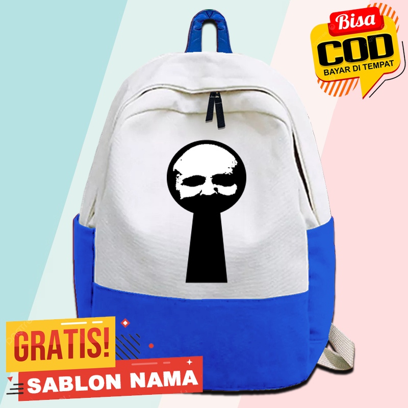 TAS RANSEL TAS SEKOLAH ANAK MOTIF SPRUNKI FUNBOT HORROR FORM CANON CHARACTER