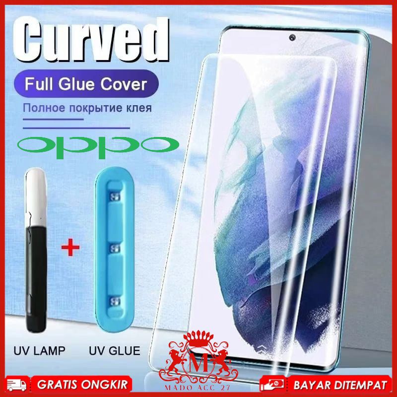 Tempered Glass Curved UV Clear Oppo Find X5 Find X5 Pro Find X3 Pro Find X2 Find X