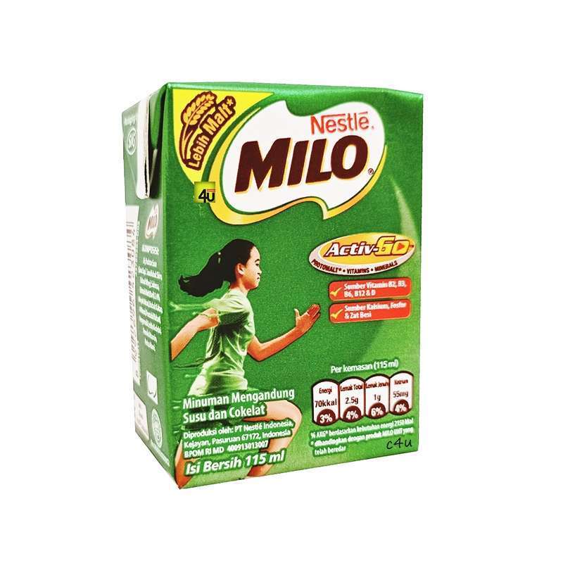 

MILO Active Go 110 ml / Susu Cokelat