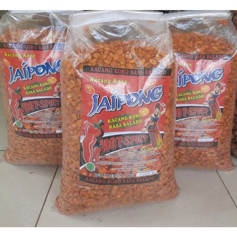 

PROMO !!! KACANG KORO Kupas pedas balado gurih enak 500gram