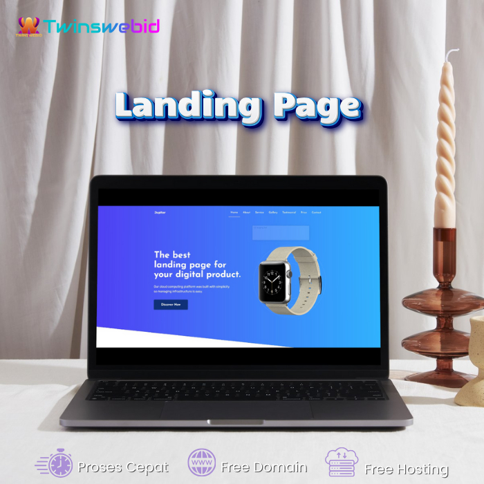 Website Landing Page Paket Lengkap Dan Murah Free Hosting, Domain, maintenance Full Backup