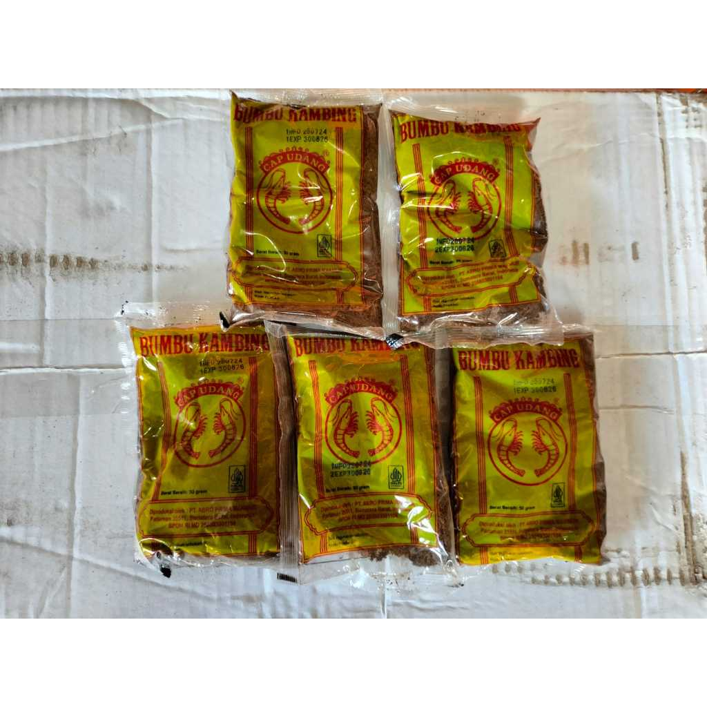 

1 Pcs (50 Gr) - Bumbu Kambing Cap Udang