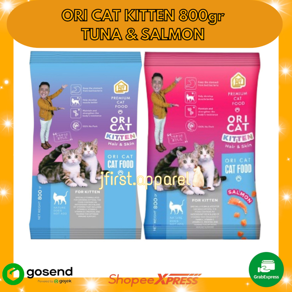 ORI CAT KITTEN 800gram | ORI CAT DRY | ORICAT KITTEN