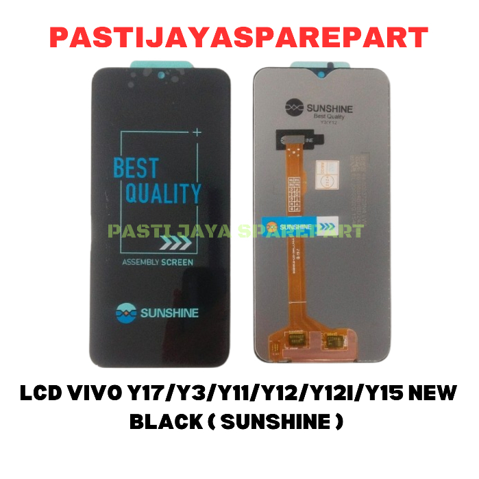 [ORIGINAL] LCD  TOUCHSCREEN  VIVO Y17/ Y3/Y12/Y12I/Y15/Y11 NEW BLACK