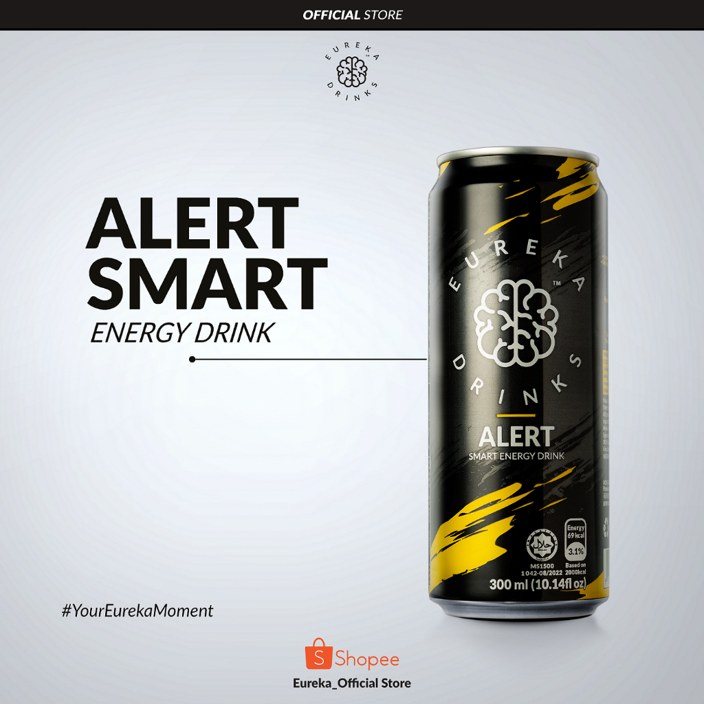 

Eureka Drinks, Alert Smart Energy Drink 300ML (Non-Carbonated)