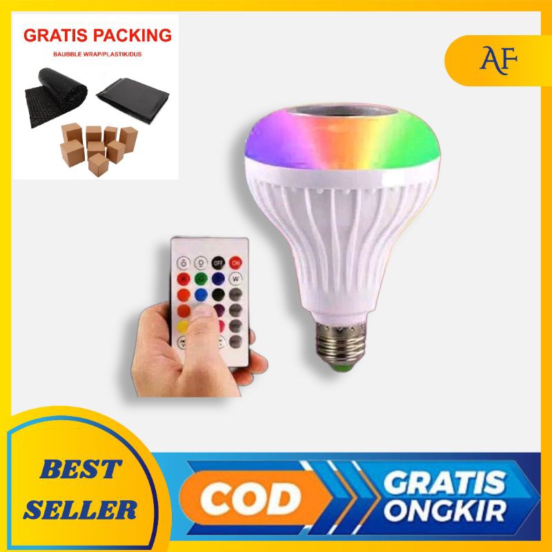 ✅LAMPU SPEAKER BLUETOOTH wireless RGB speaker bluetooth wireless RGB lampu bohlam