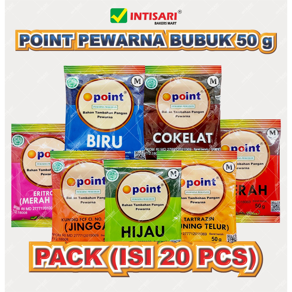 

[PACK ISI 20 PCS] PEWARNA BUBUK 50 G