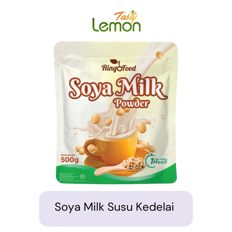 

Ringofood Soya Milk, Susu Kedelai Bubuk 500 gr