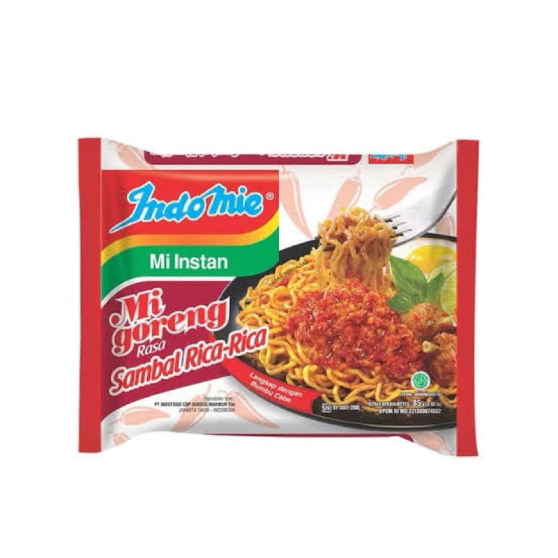

Indomie Goreng Sambal Rica-rica - Mie Makanan Instant - Toserba Gadjah - Ekonomis XI 35