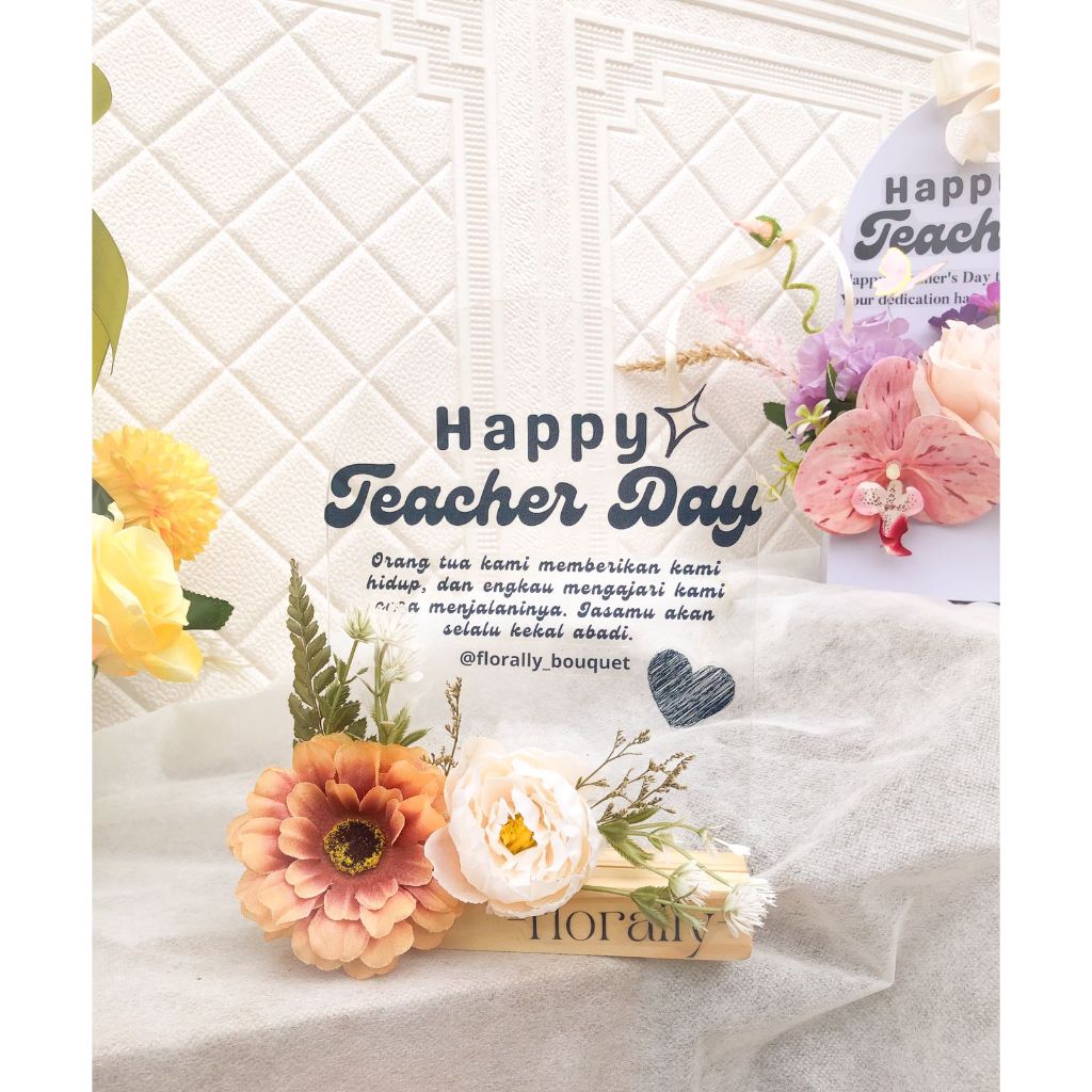 Ucapan papan akrilik murah untuk hadiah wisuda, ucapan ulang tahun, simpel, cantik