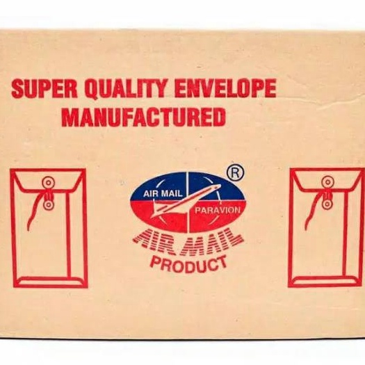 

Bonuskan Amplop Tali Coklat 31 Air Mail Folio F4