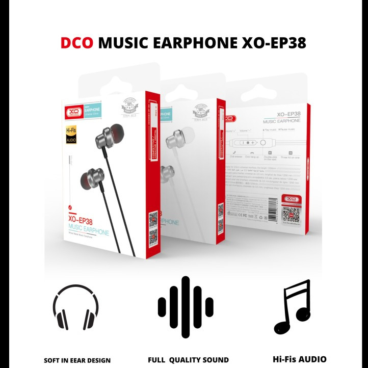 EARPHONE/HEADSET DCO XO-EP38
