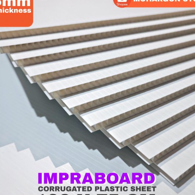 

KI3 Infraboard Impraboard 5mm 1x75 cm 1 x 75 cm 75x1 cm PP Board Art Board Karton Plastik Imfraboard