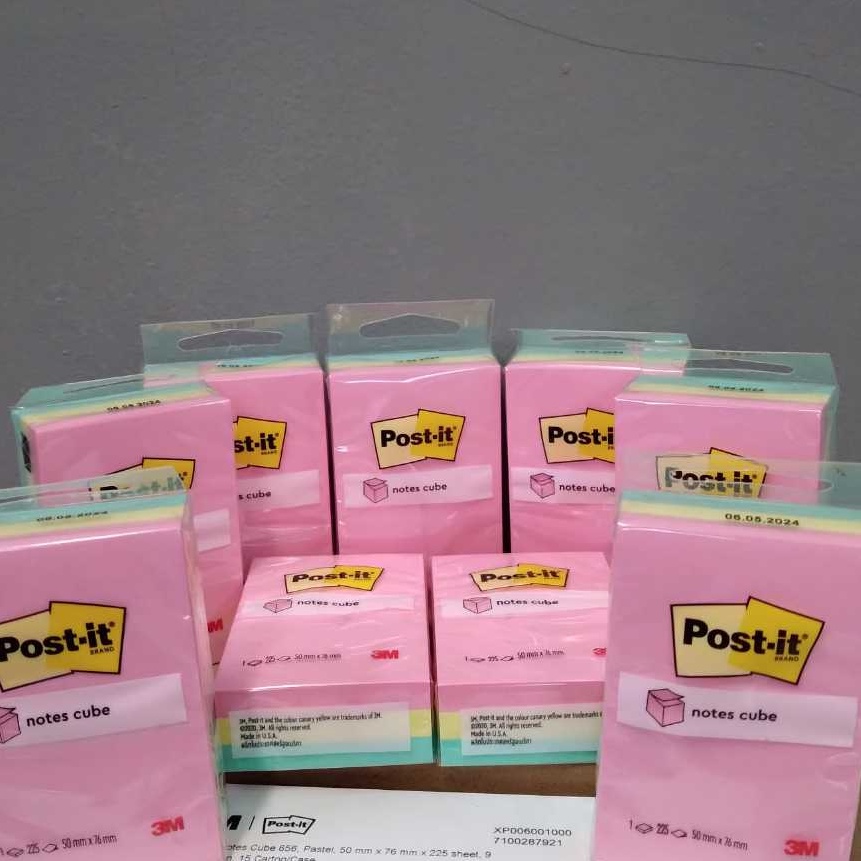 

Sale 3M Post It Notes Cube 656 Pastel 5mm x 76mm