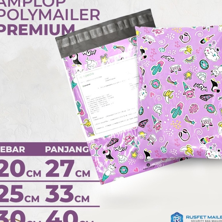 

Wah AMPLOP PLASTIK POLYMAILER CANDY ICE 3 VARIASI ADA KANTONG
