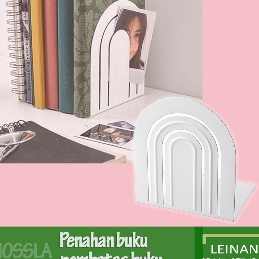 

KF7 Penahan buku PEMBATAS BUKU isi 1 bh Stand dekorasi buku