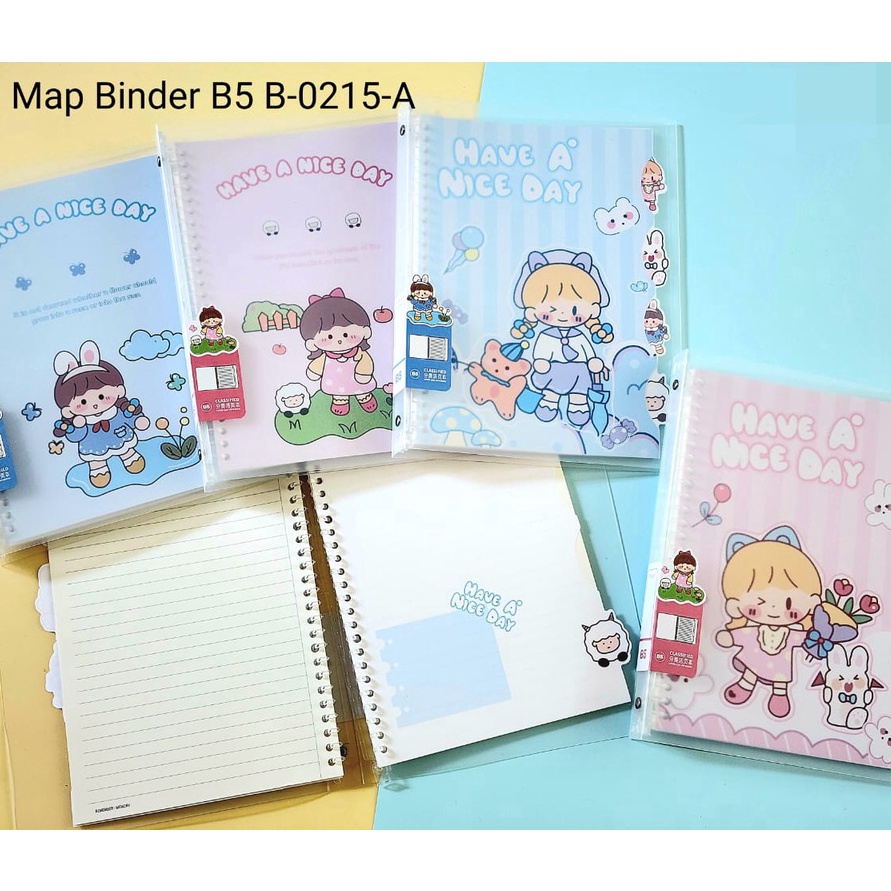 

HJ6 BINDER A5 atau B5 ANAK TRANSPARANT ISI