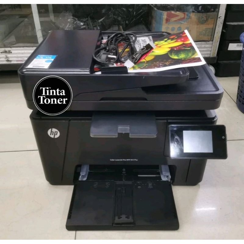 Printer foto copy color Hp Laserjet Pro M177fw print scan copy adf multifungsi toner full
