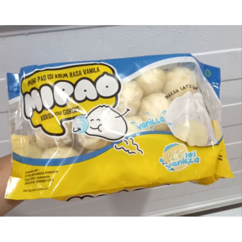 

Mipao Bakpau mini rasa Vanilla 510gr isi 30