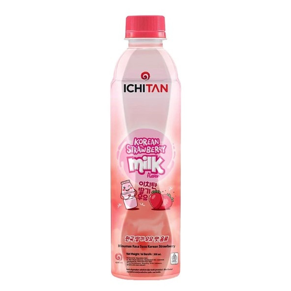 

ICHITAN Korean Strawberry Milk Susu Cair 300 ml