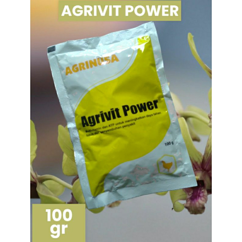 AGRIVIT Power - Multivitamin dengan ATP untuk Ayam Broiler, ayam bangkok, daya tahan tubuh