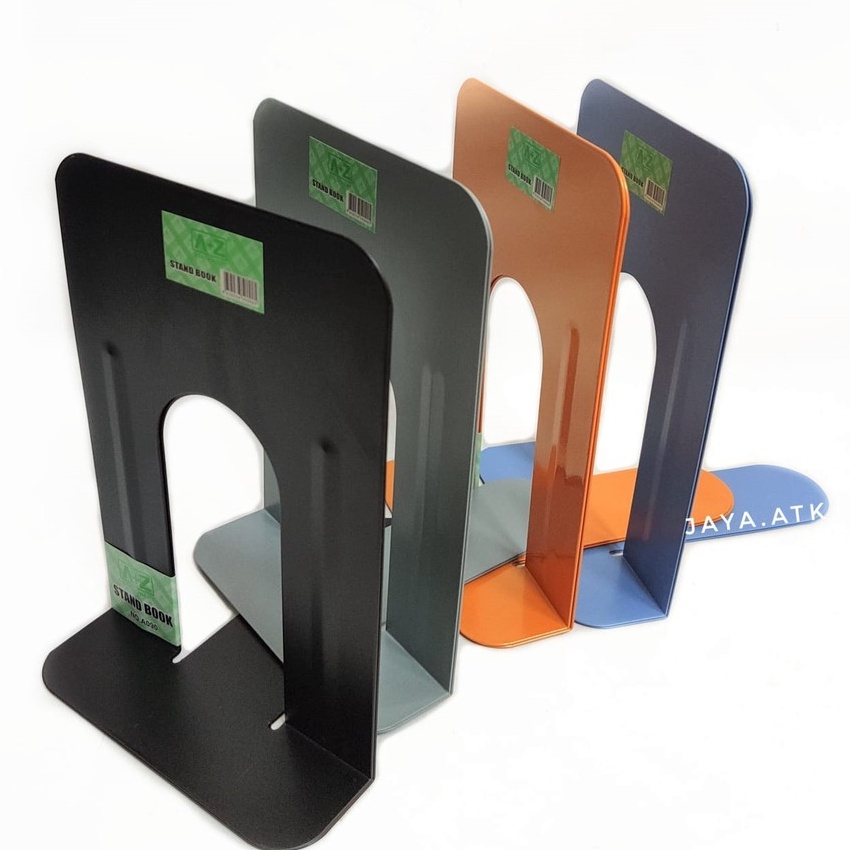 

KF7 PEMBATAS BUKU BESI BOOK END 9 IN MAGAZINE HOLDER BOOKEND WARNA HITAM BAGUS