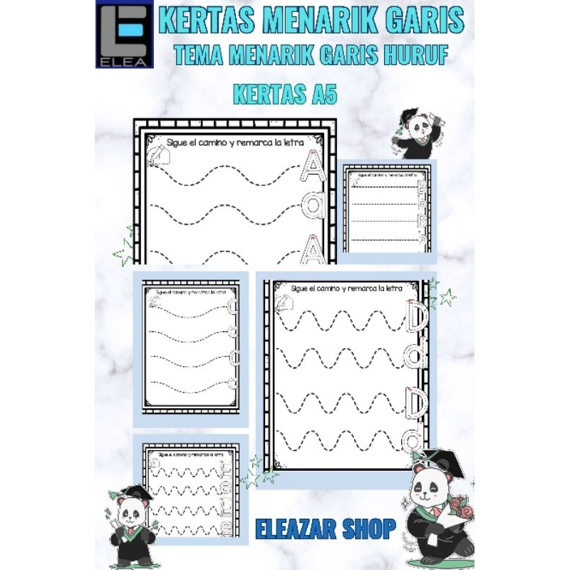 

Kertas Menarik Garis Huruf