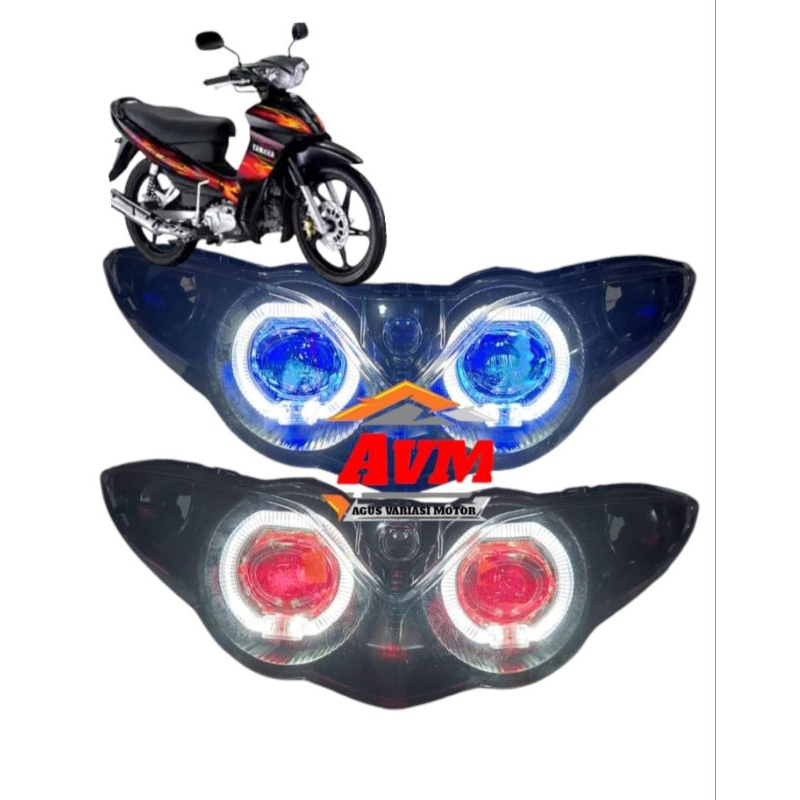 REFLEKTOR LAMPU DEPAN BILED JUPITER Z BURHAN SEMI ALA BILED