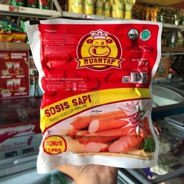 

MUANTAP Sosis Sapi Merah 730gr