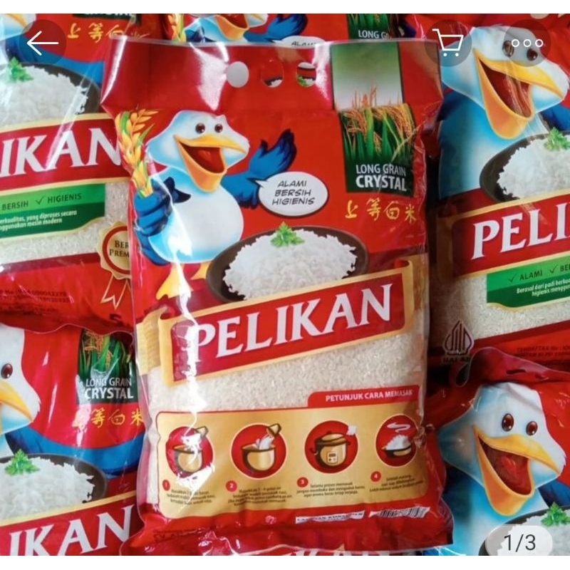 Beras Pelikan 10kg(5kg ×2pcs)