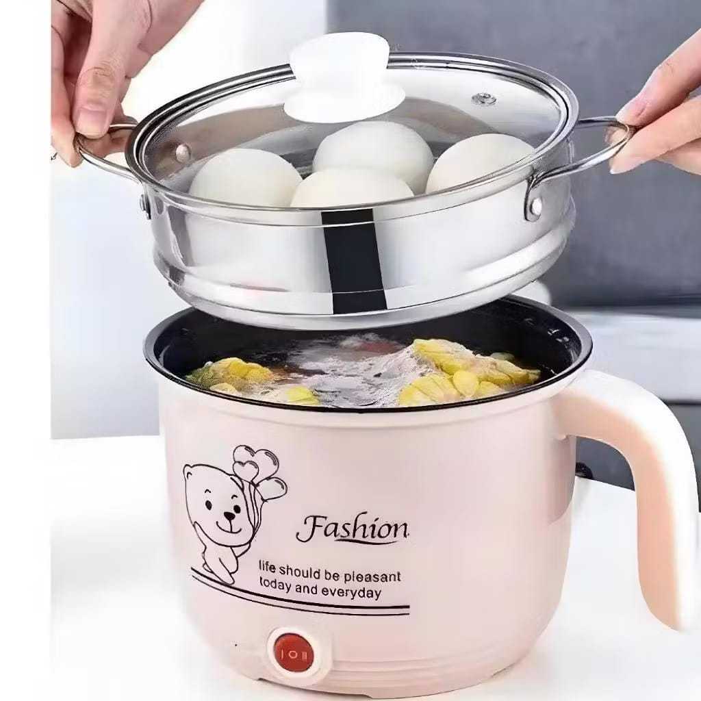PAKET HEMAT RICE COOKER MINI 1,2L+PANCI LISTRIK SERBAGUNA
