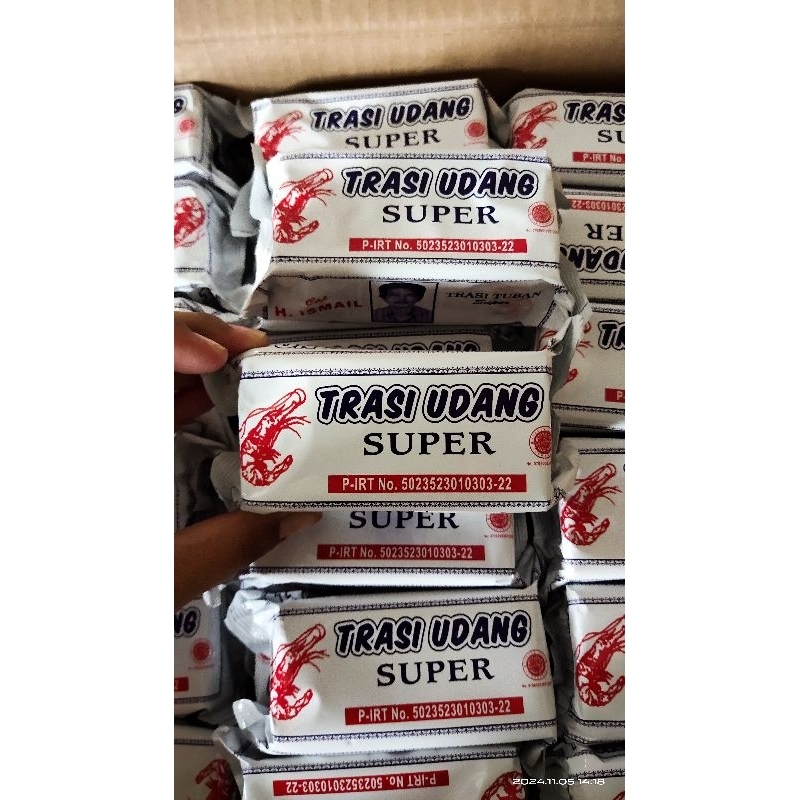 

TRASI ISMAIL 250 GRAM,TRASI ISMAIL KHAS TUBAN,TRASI ENAK ,TRASI MURAH