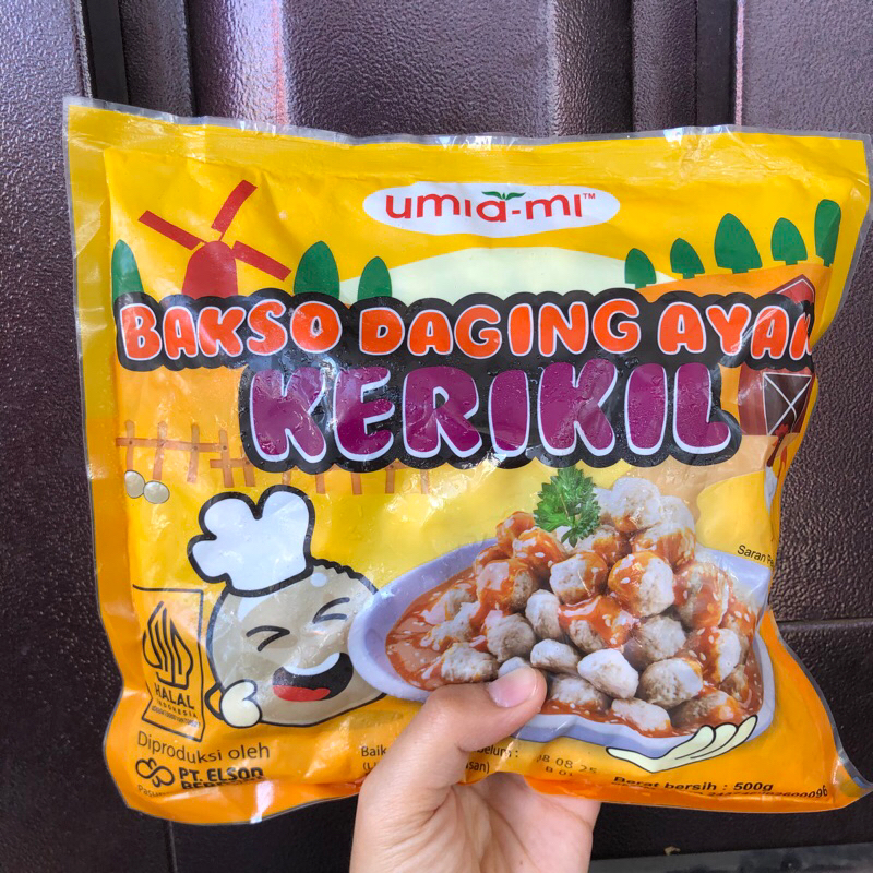 

Umiami Bakso Daging Ayam Kerikil 500gr