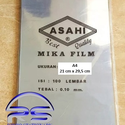 

berkualitas Mika Jilid Asahi A4 F4 Folio 1mm Mika Bening Transparant Plastik Jilid 1 Pack isi 1 Lembar