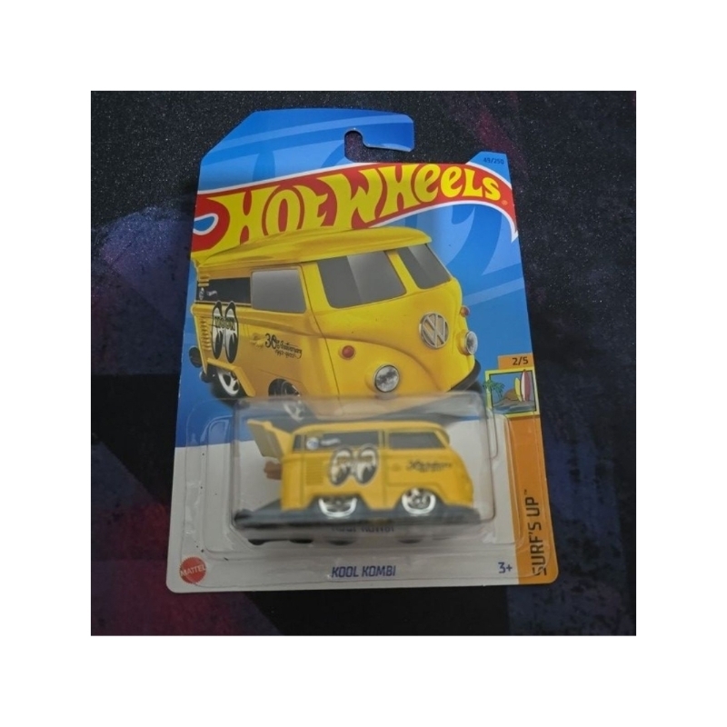 Hotwheels Kool Kombi Mooneyes Kuning