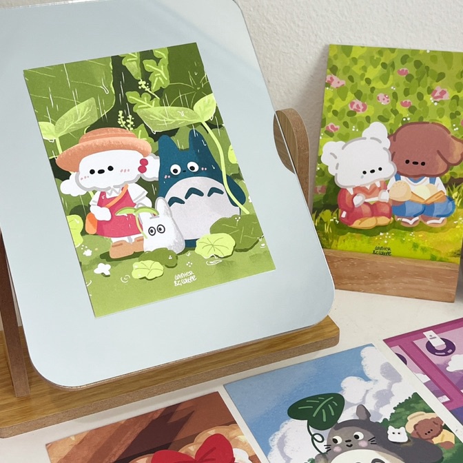 

KF7 GHIBLI CARD GREETINGS PRINTS with ENVELOP