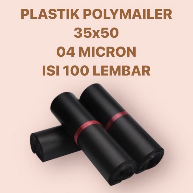 

Ekstra 35x5 1 LEMBAR PLASTIK POLYMAILER HITAM 35x5 PLASTIK PACKING ONSHOP