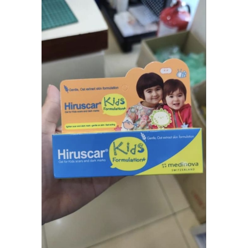hiruscar kids gel 10gr menghilangkan bekas luka pada anak