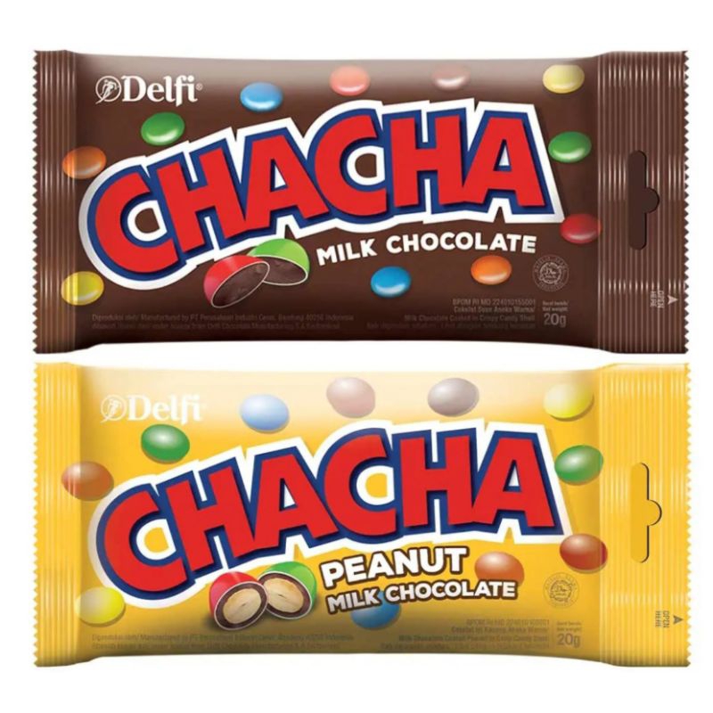 

Cokelat CHACHA 20g Milk Chocolate Peanut