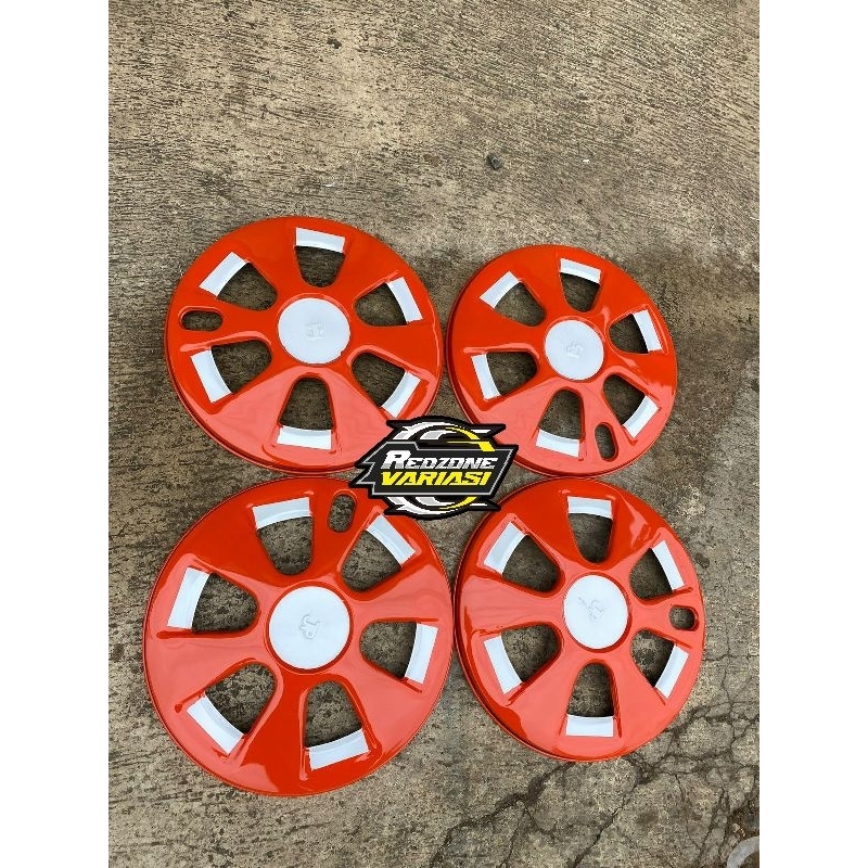 (4Biji) Weldop Rebecca New ring 13 dan 14 Bahan Plat Besi untuk semua pickup dan mobil pribadi